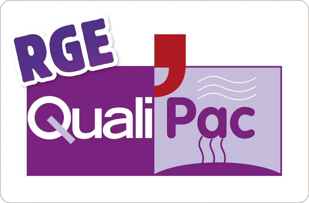 Logo Qualipac RGE de Souet Electricité électricien chauffagiste sur Janzé, Châteaugiron, Retiers et Vern sur Seiche
