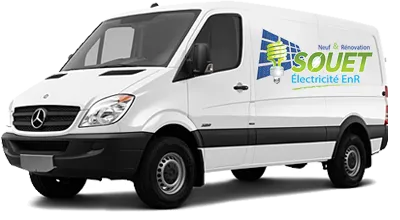Véhicule de Souet Electricité électricien chauffagiste sur Janzé, Châteaugiron, Retiers et Vern sur Seiche